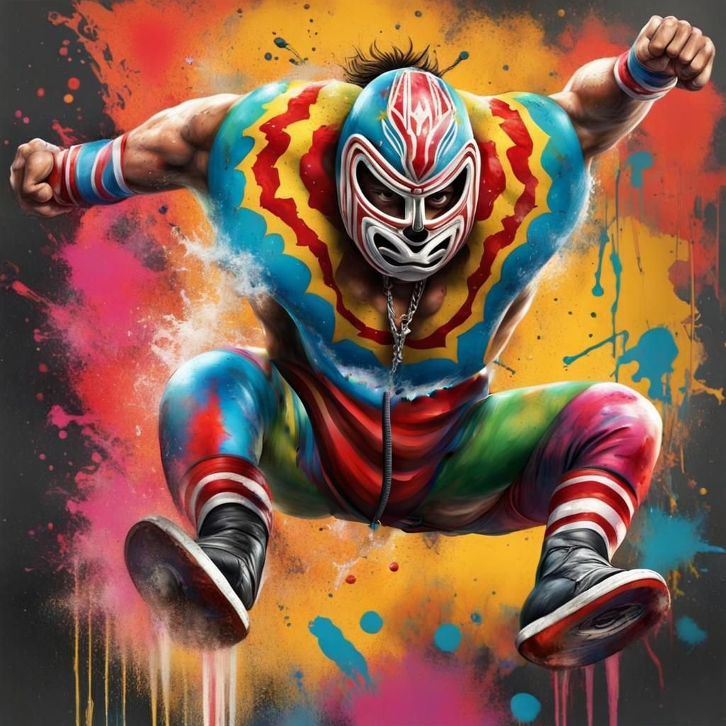 El Luchador - AI Generated Artwork - NightCafe Creator