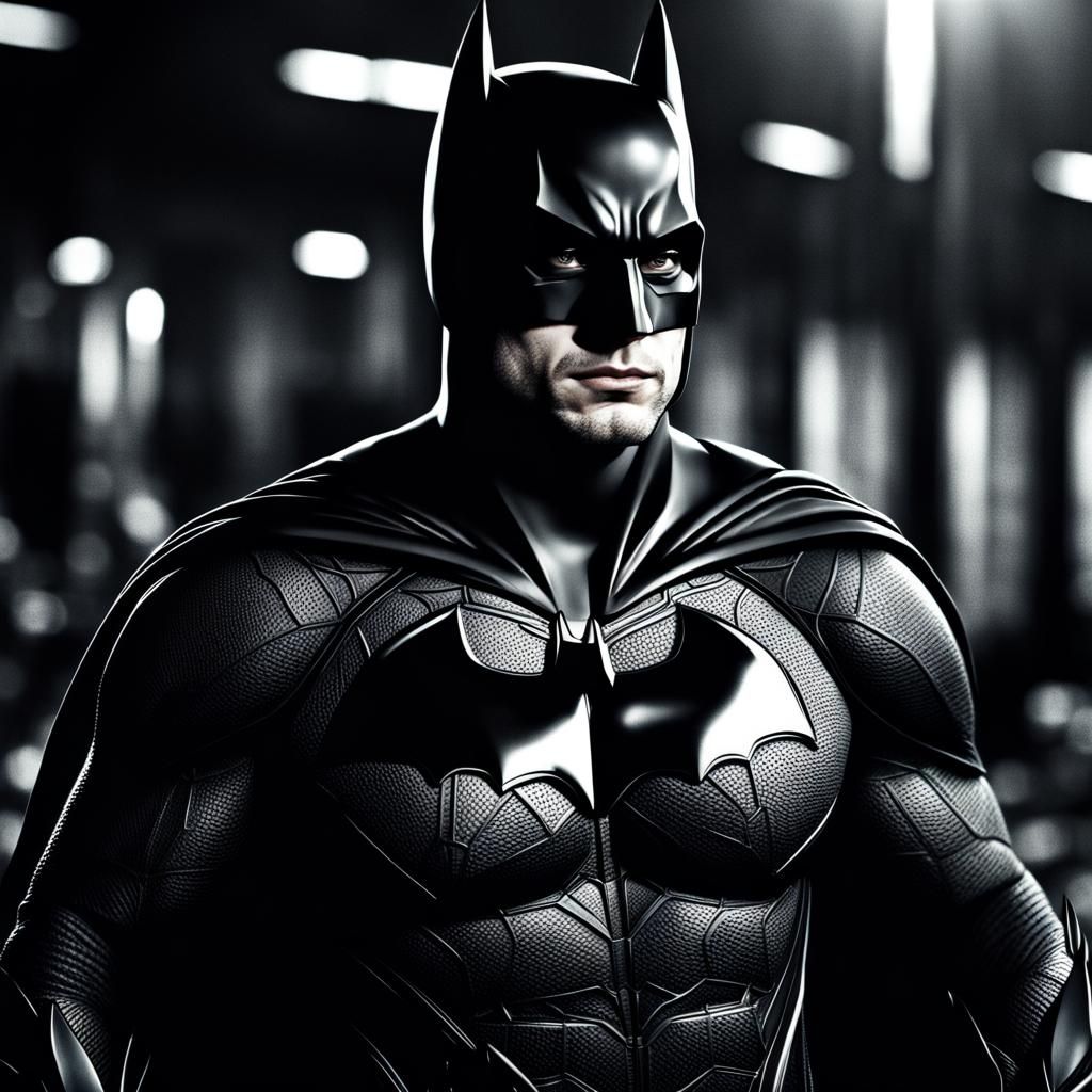 Henry Cavill as Batman V1 - AI Generated Artwork - NightCafe Creator