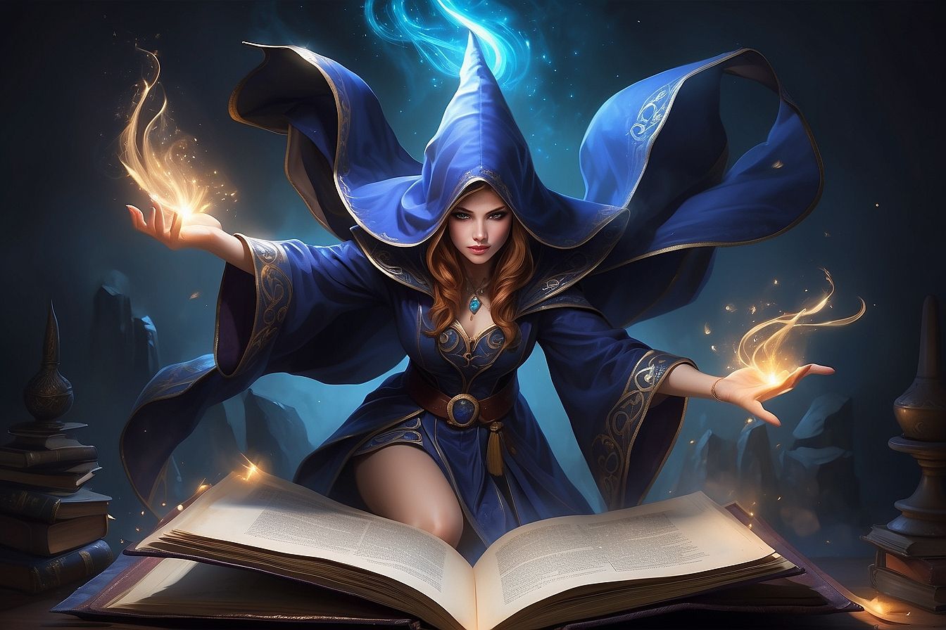 Sorceress from the Spellbook