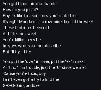 Good in Goodbye by Madison Beer