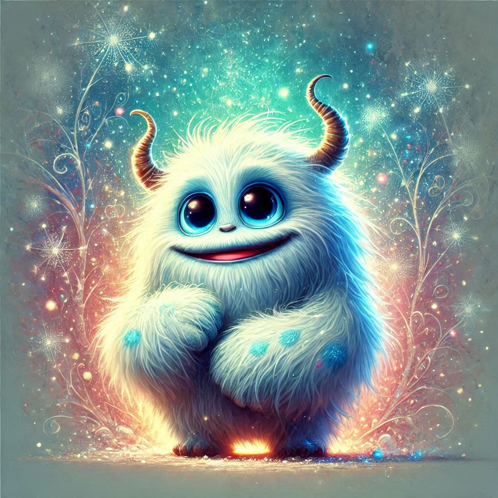 adorable fairy-tale fantasy creature portrait..