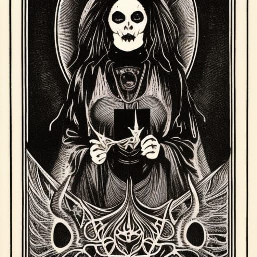 Madam Leota, Satan, Gothic, Occult, Tarot Art, Rozz Williams, 8k ...