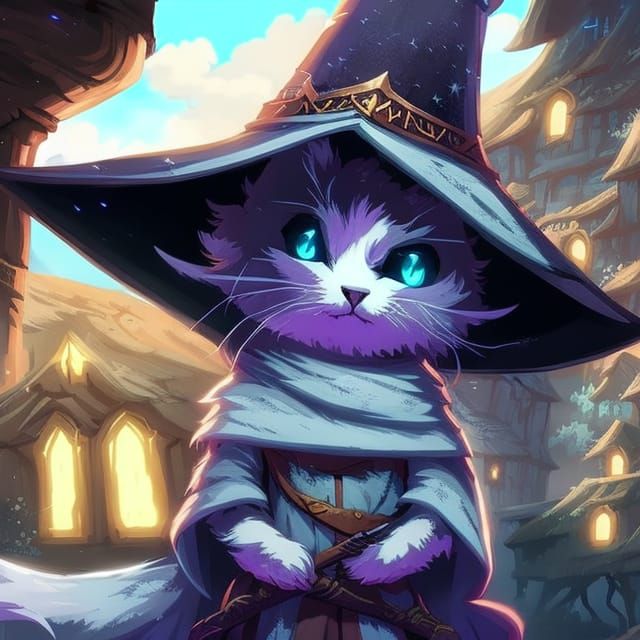 Robe & Wizard Hat AI Generated Artwork NightCafe Creator