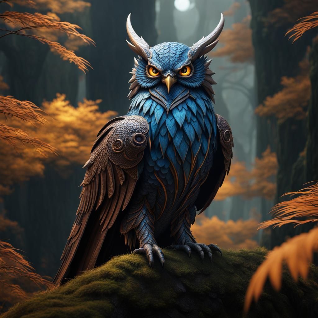 Scaled owl
