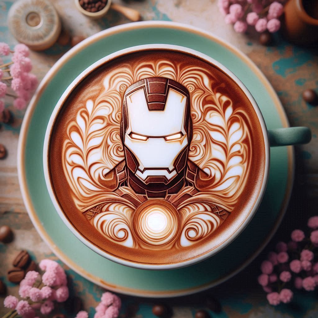 Iron Latte from Tony Starkbucks