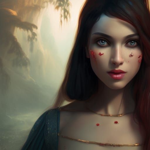 Beautiful woman portrait