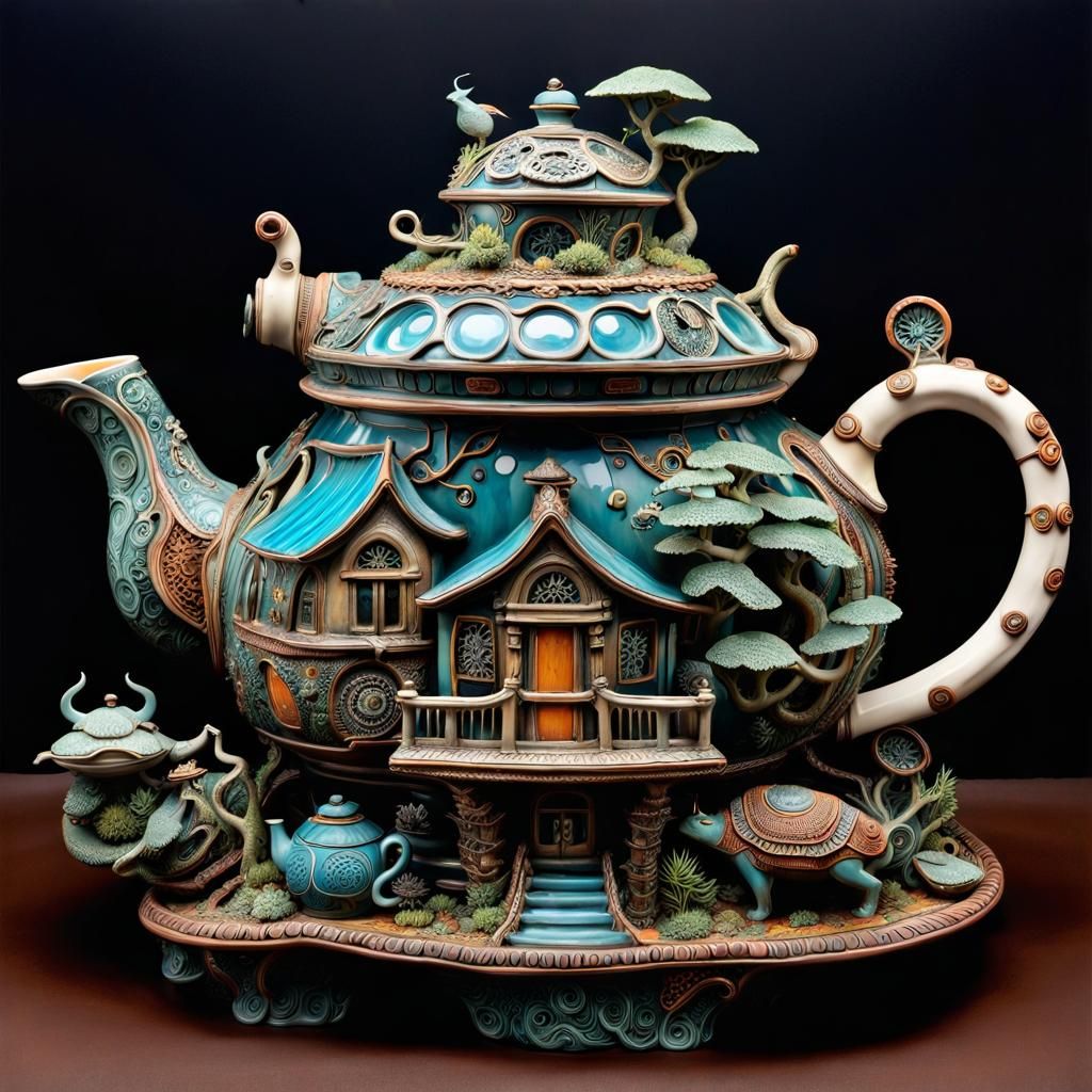 Teapot landscape  by @Kalpine