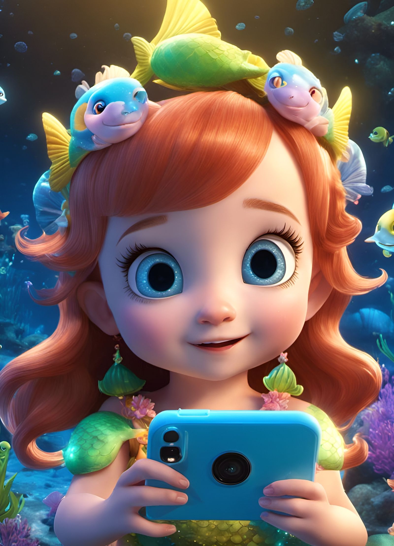 Mermaid Selfie (IX)