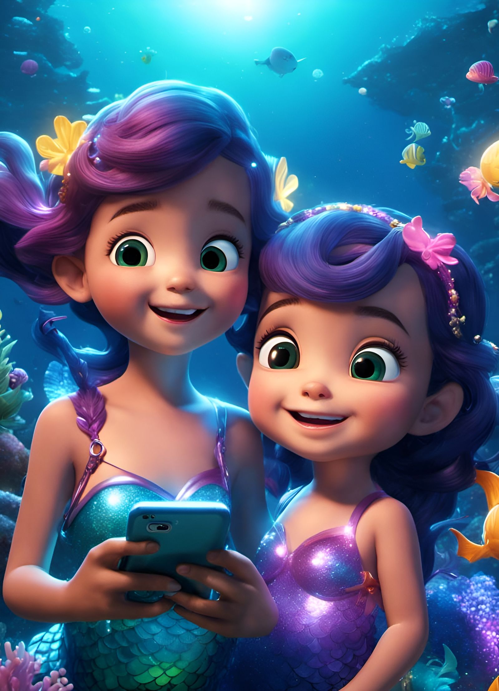 Mermaid Selfies (III)