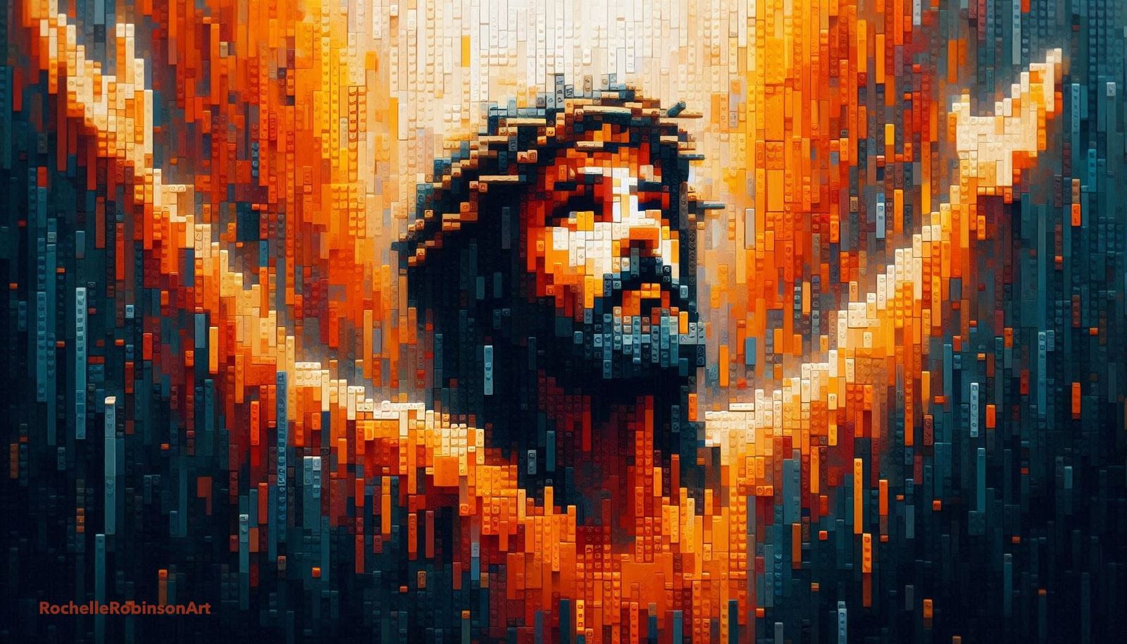 Jesus Crown Of Thorns - Lego Art