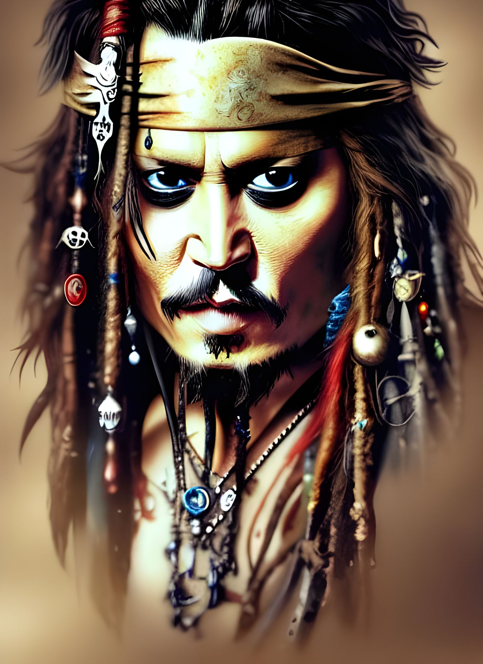 Captain Jack Sparrow - AI Generated Artwork - NightCafe Creator