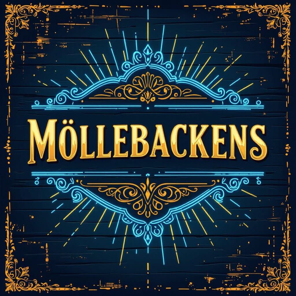 Modern day saloon type sign