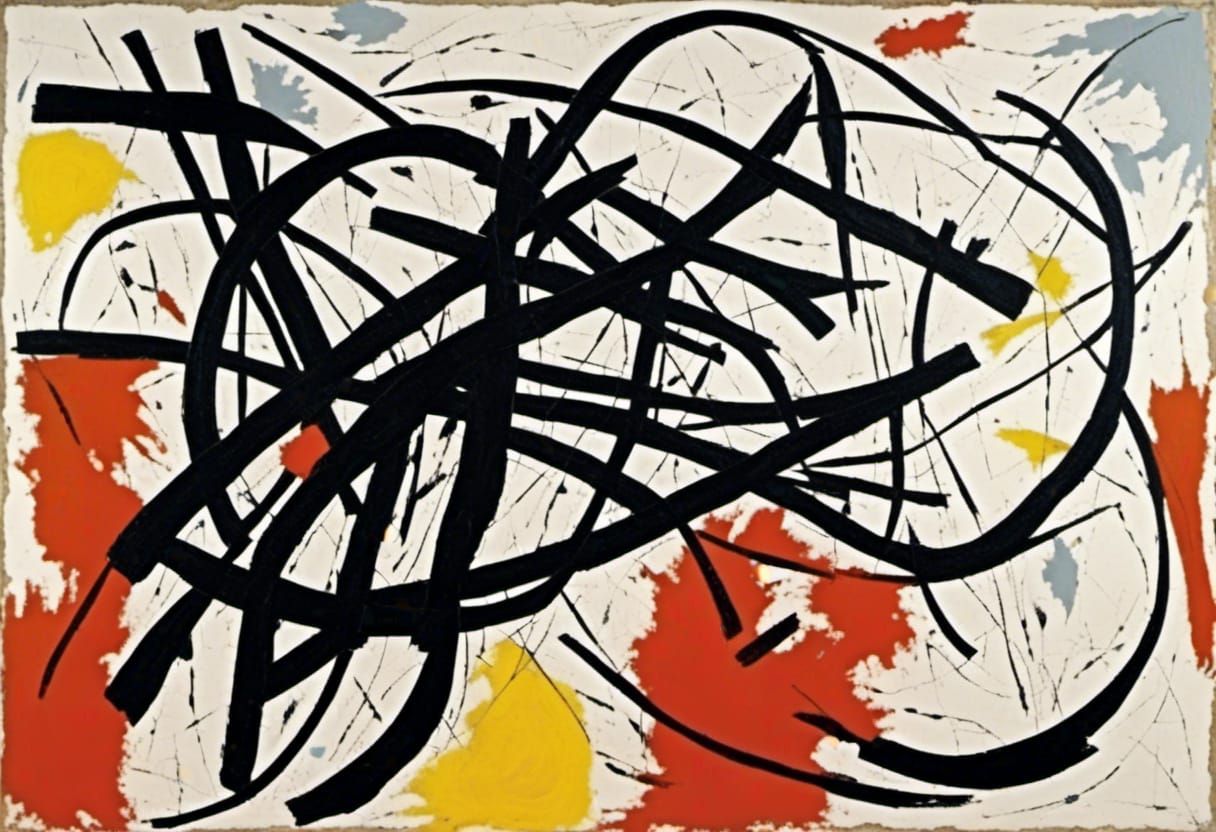 Franz Kline. Jackson Pollock. abstract art. oil paintings. modern art