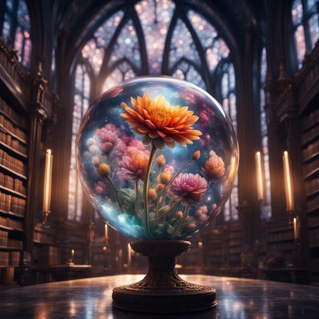 Flower globe