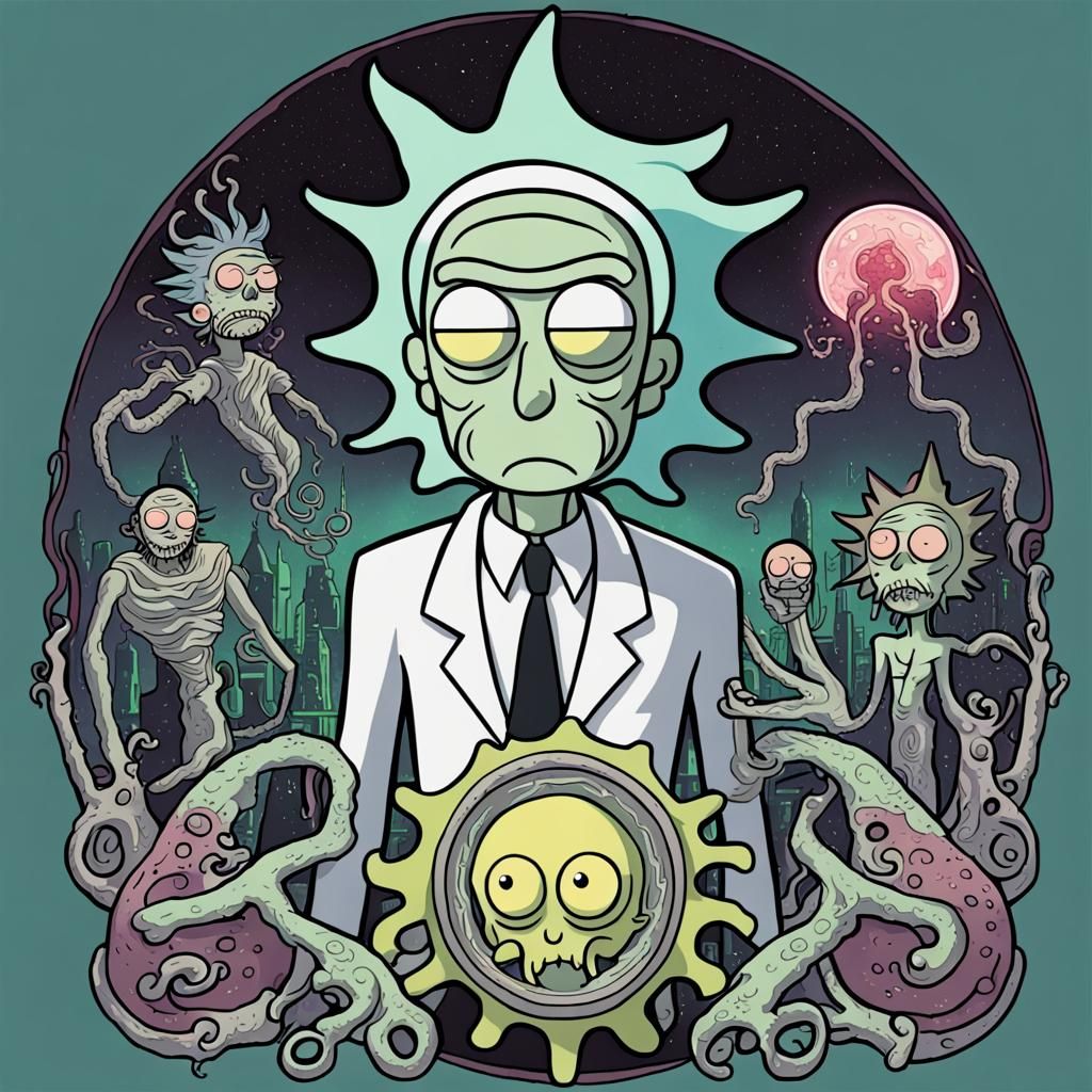 Rick and morty tatoo
