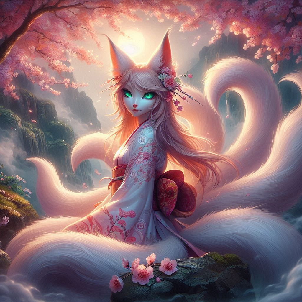 Anthro Kitsune