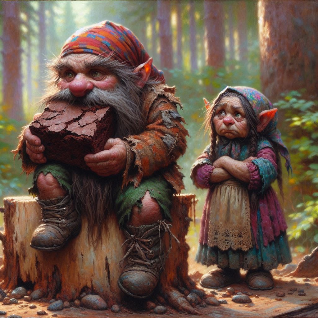 "She'll never know who took it."