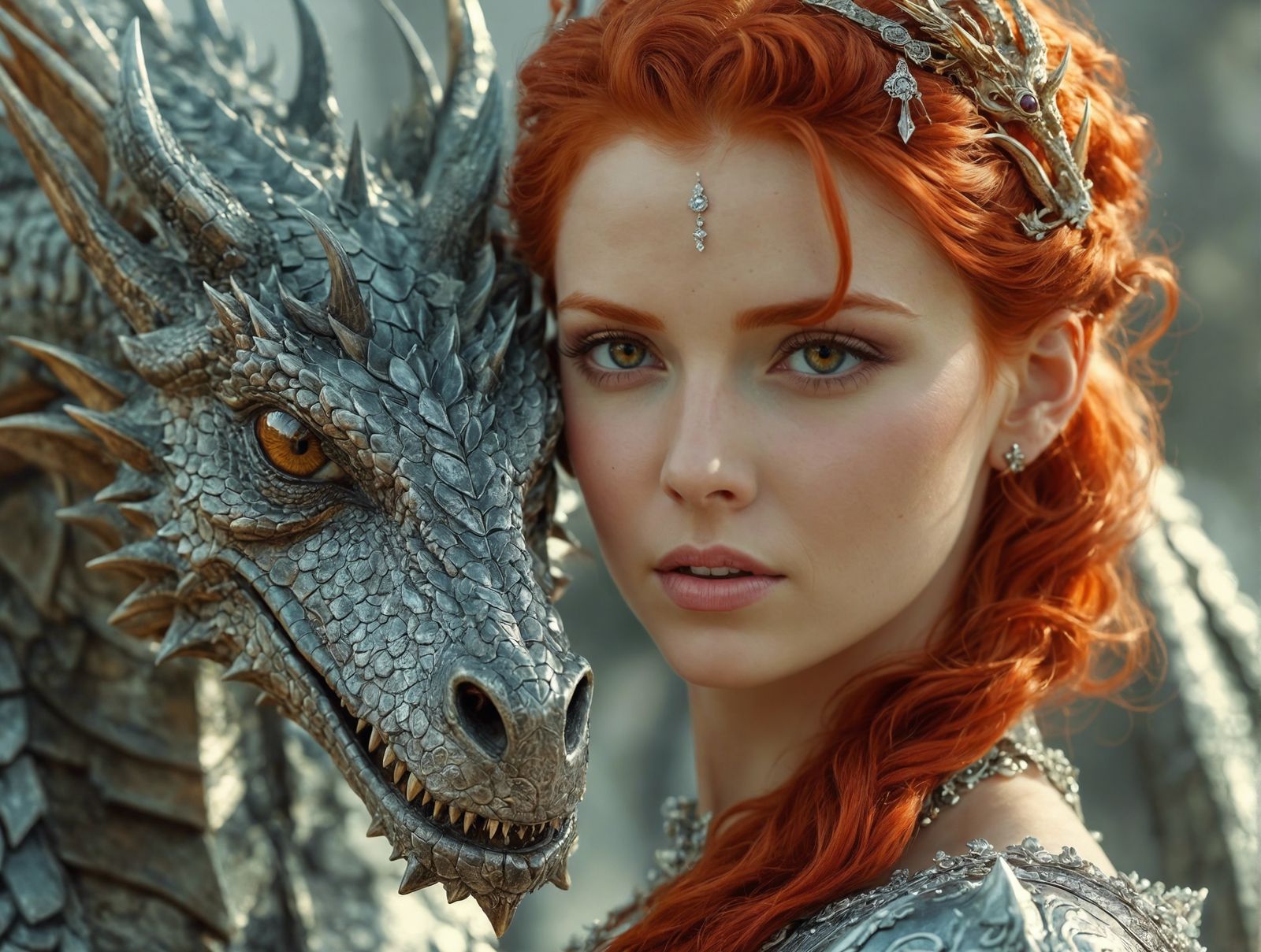 A Maiden With Her Dragon Guardian