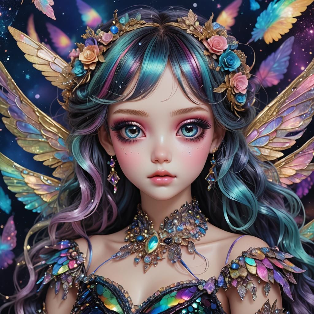 <Full spectrum subject portrait>
<Oil Slick color palette sp...