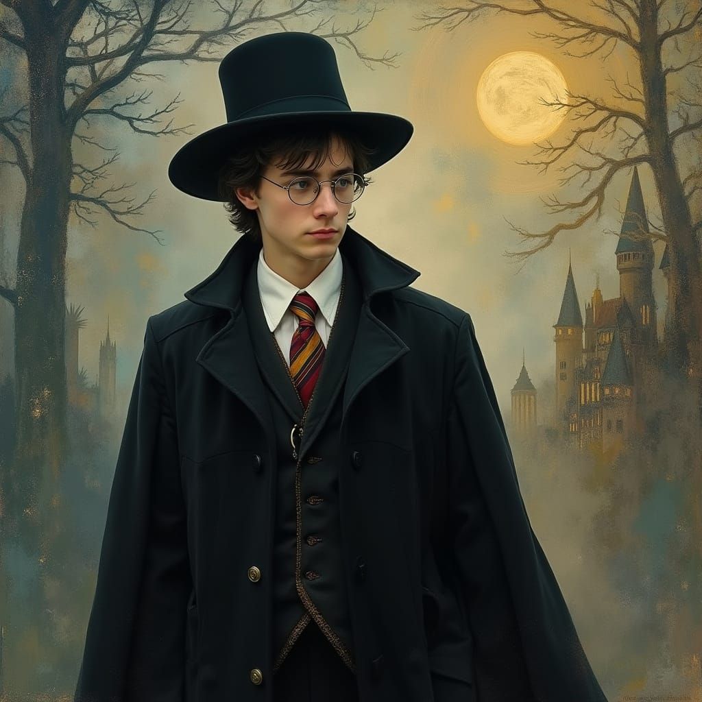 Harry Potter in Traditional Orthodox Jewish Attire