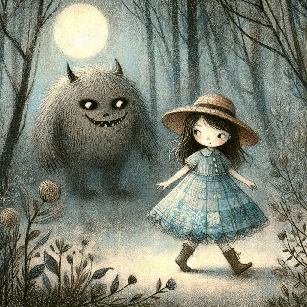 girl and monster