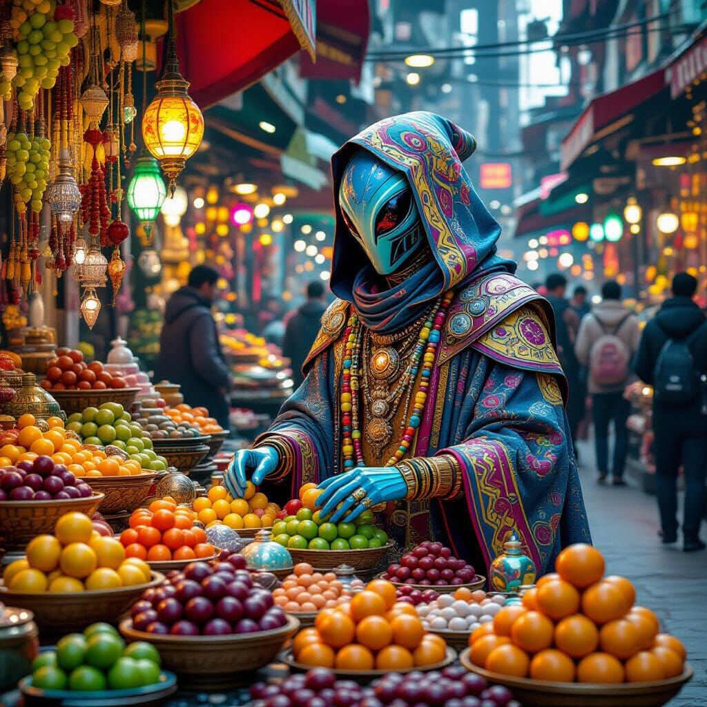 Alien Market  by @Lilith Black Moon