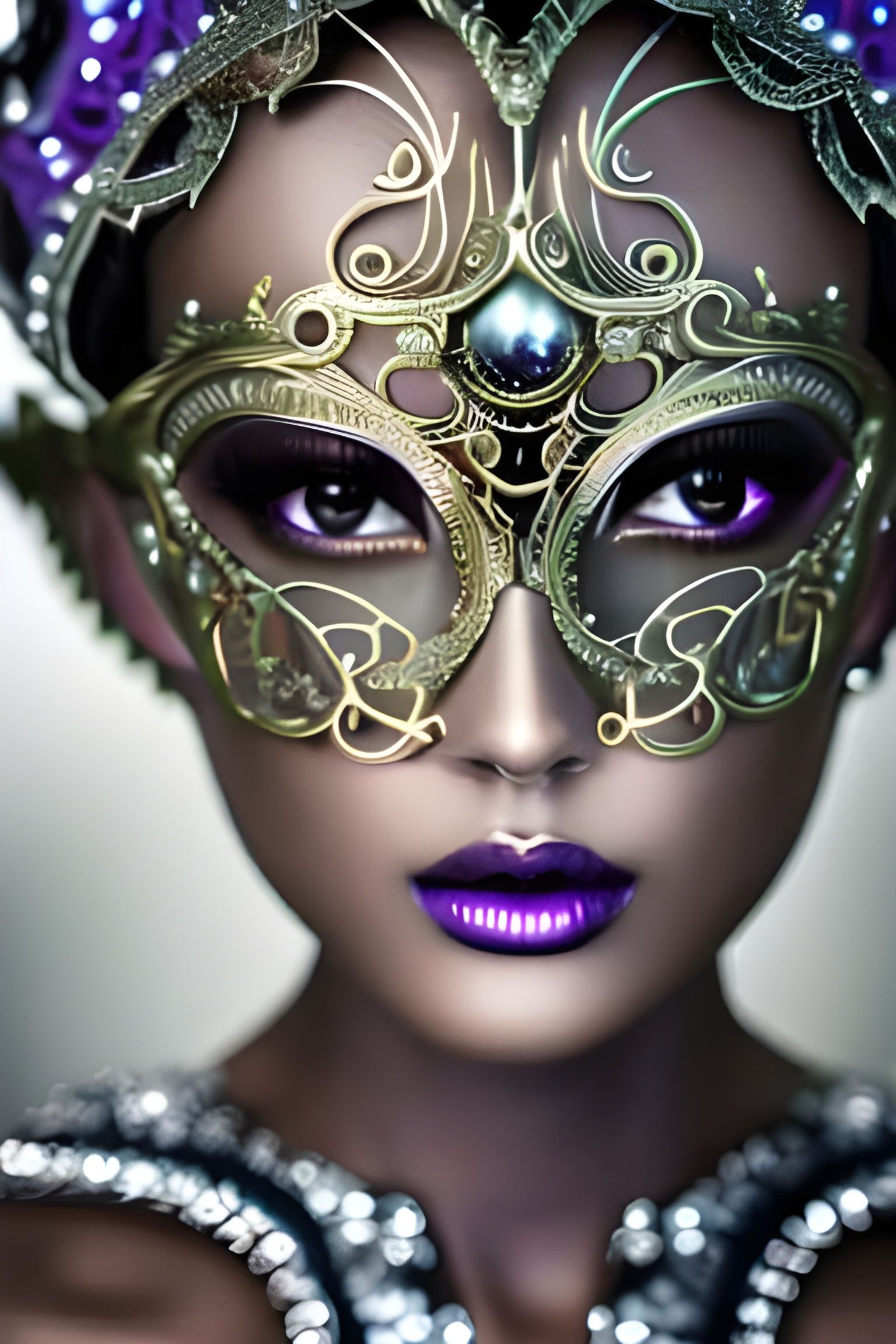 Is it jewel beneath the mask?