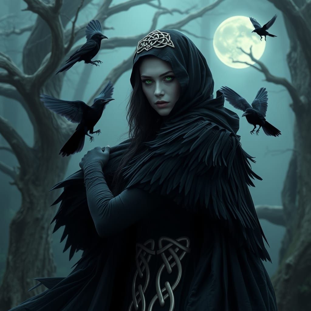  Morrigan - Guardian of Fate and Shadows  by @Mark_Loves_Coffee_