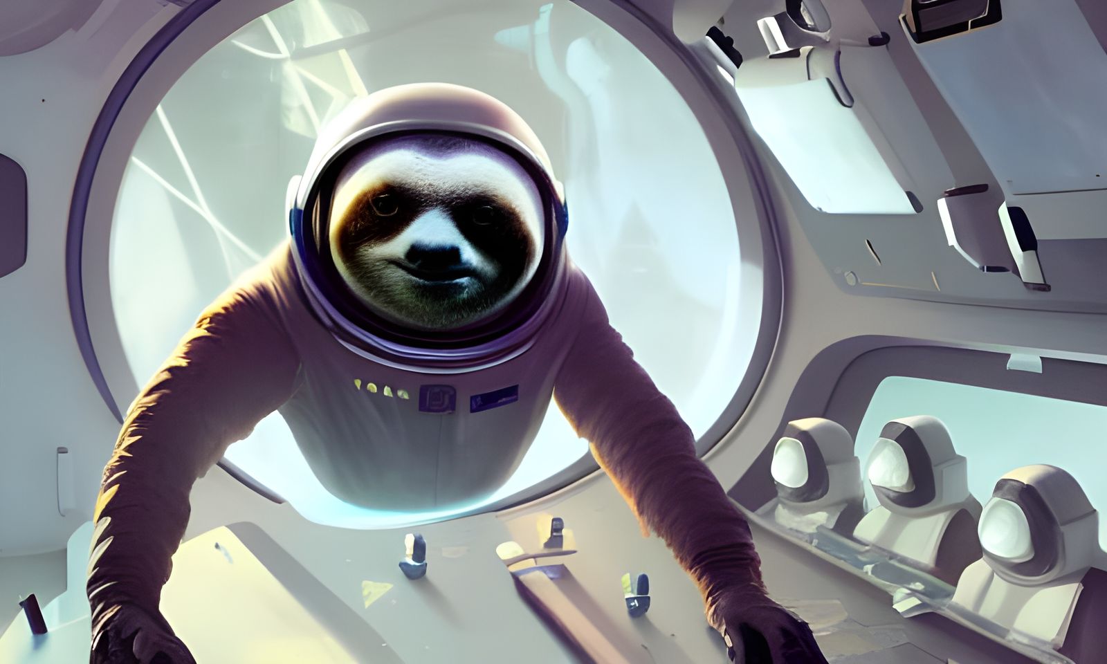 Space exploration in slow motion.