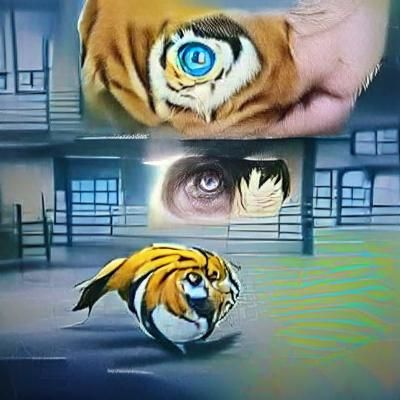 eye of the tiger anime