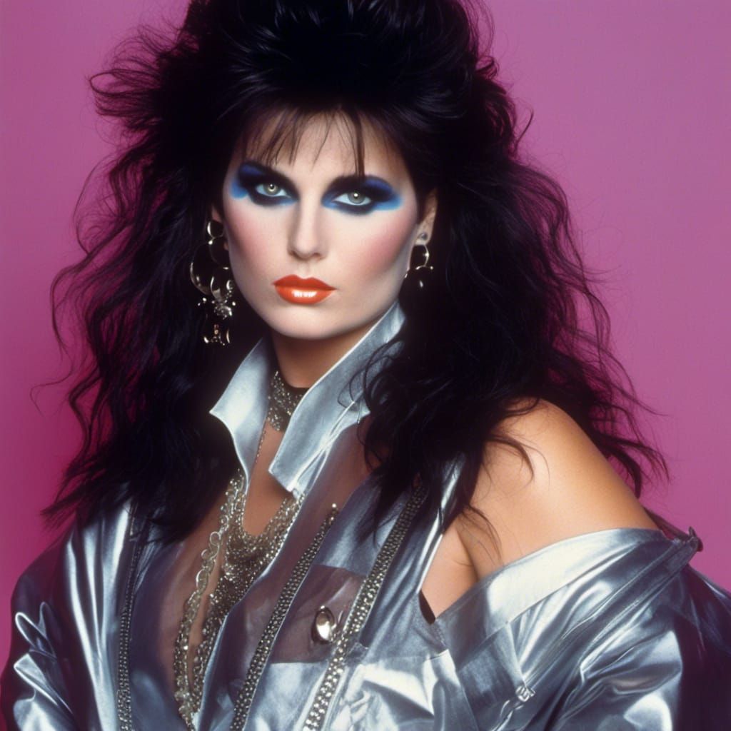 <lora:80s Rock Star:1.0> 1980s rock star