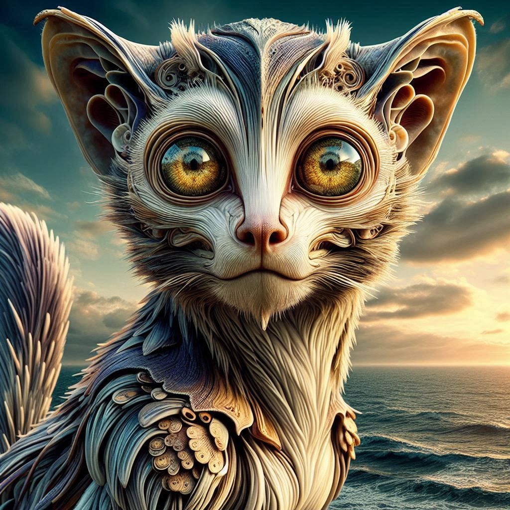 Alien lemur  by @Tyrion-Mioki