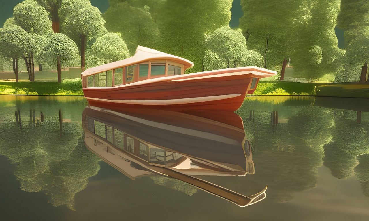 Fancy boating - AI Generated Artwork - NightCafe Creator