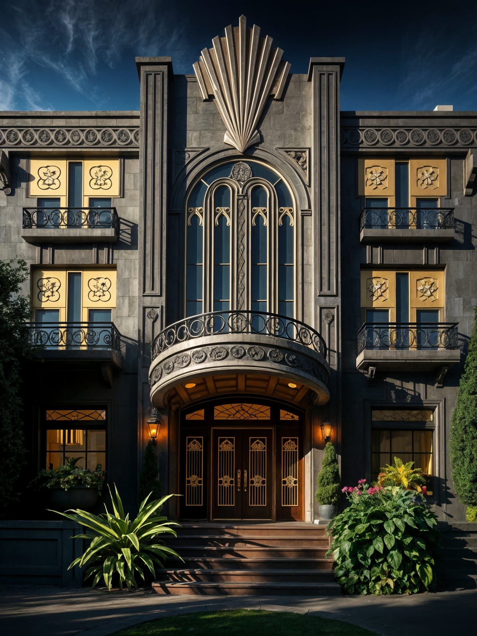 art-deco manor  by @dma