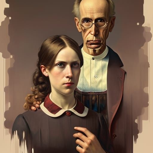 American Gothic - AI Generated Artwork - NightCafe Creator