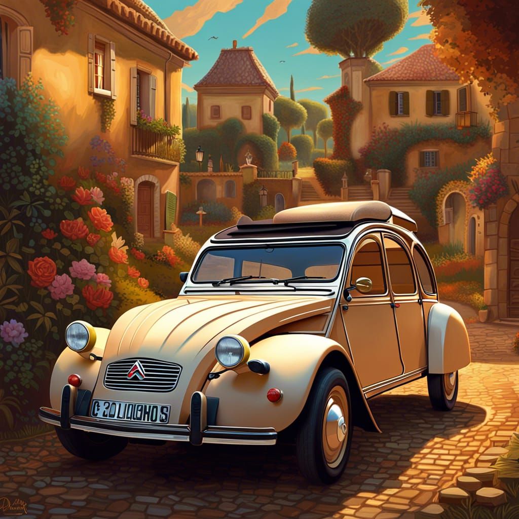 2cv Citroen  by @CarineVP