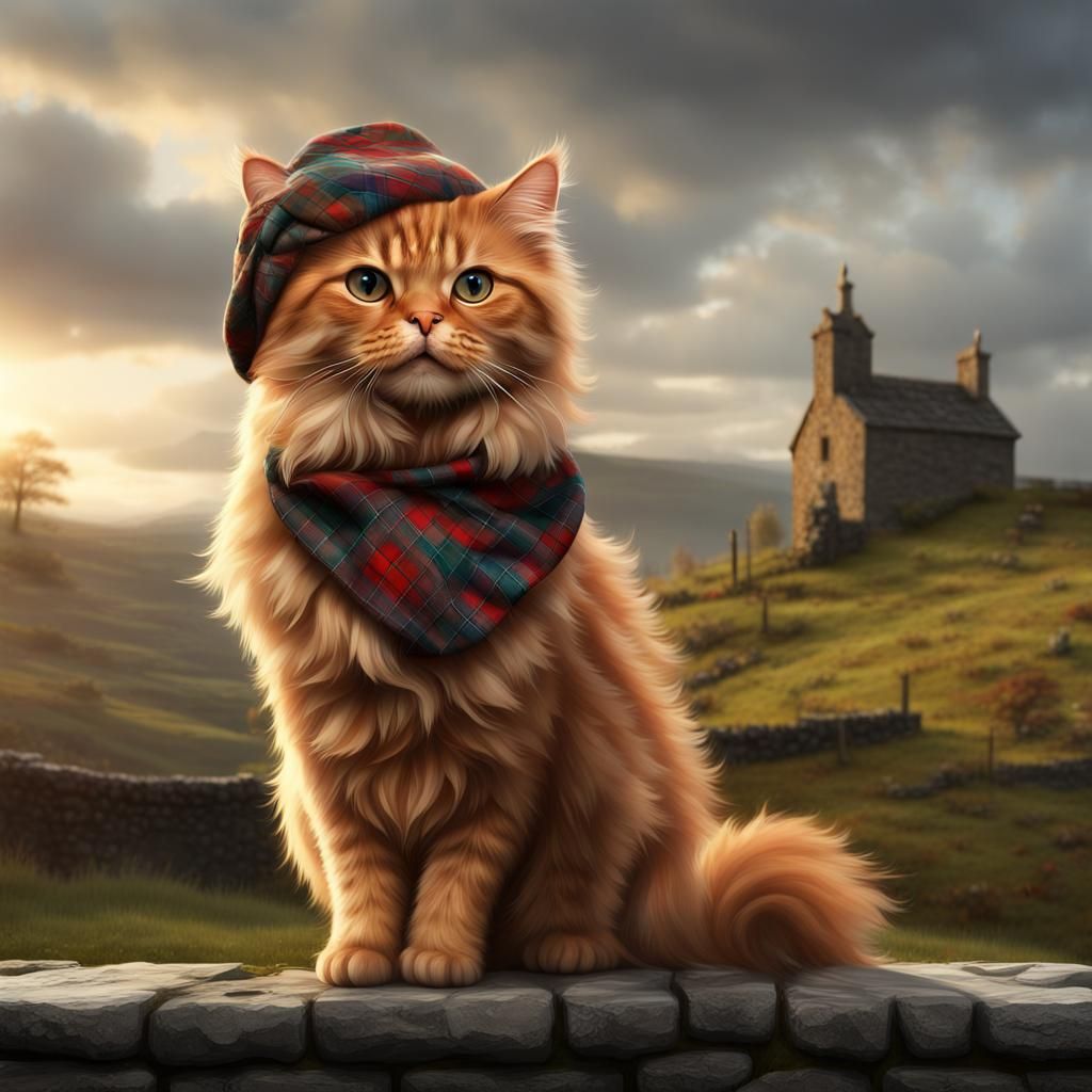 Highland Cat  by @Marilyn Young