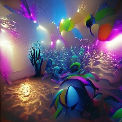 Underwater rave
