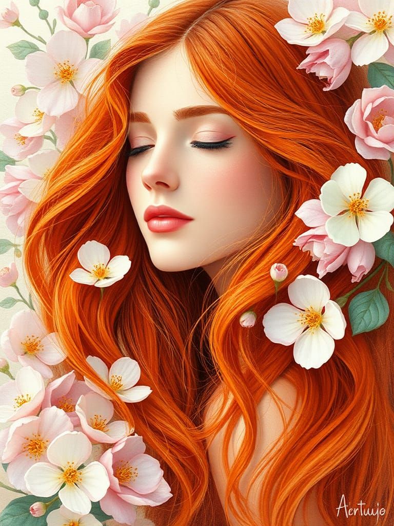 **Art Prompt: "Whispers in Petals"**

Create a mixed media piece in an impressionist style that captures ...  by @AndersMildahl