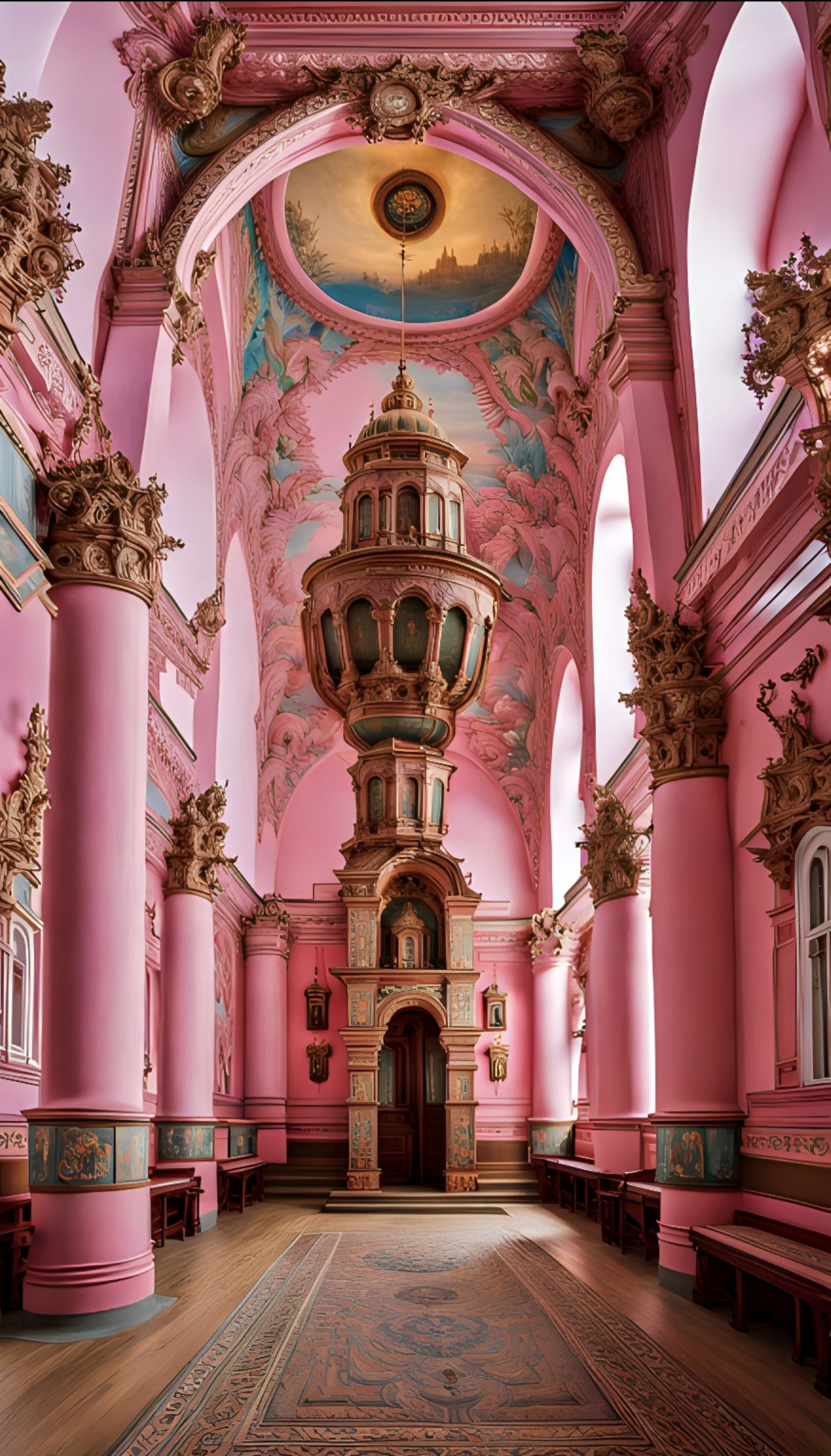 Pink russian architecture IV