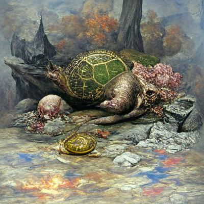Apocalypse turtle world