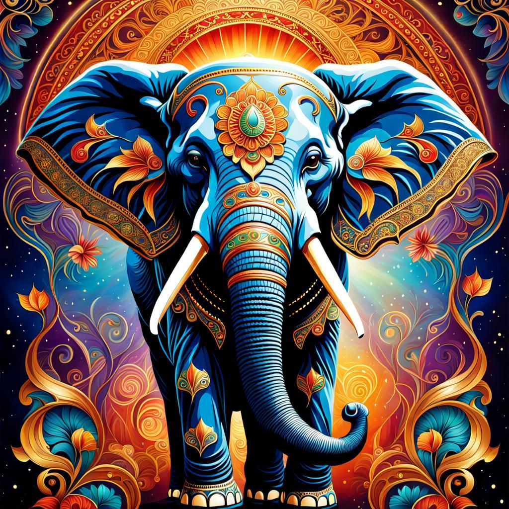 Mystical elephant  by @bronfoth