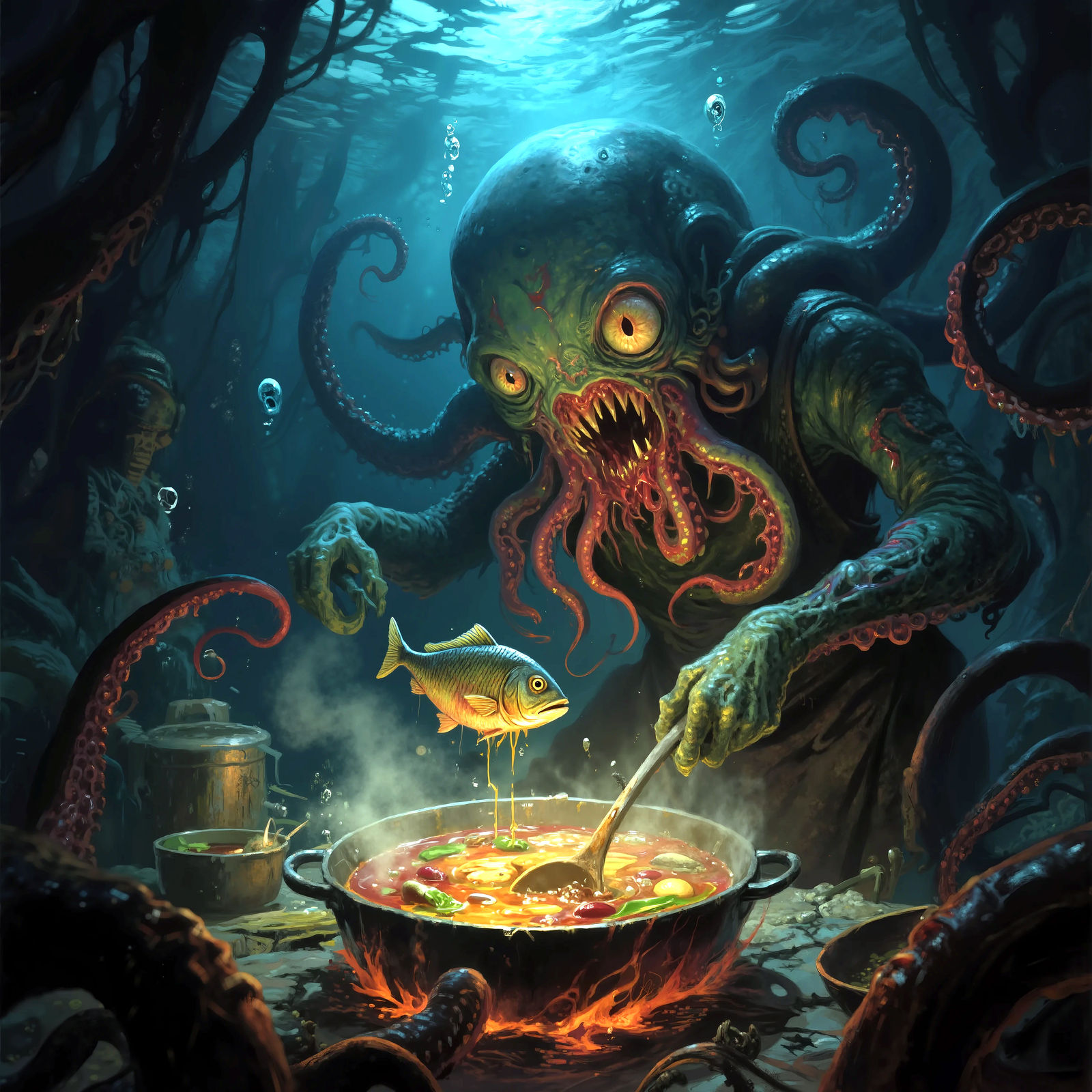 The great Cthulhu cooking