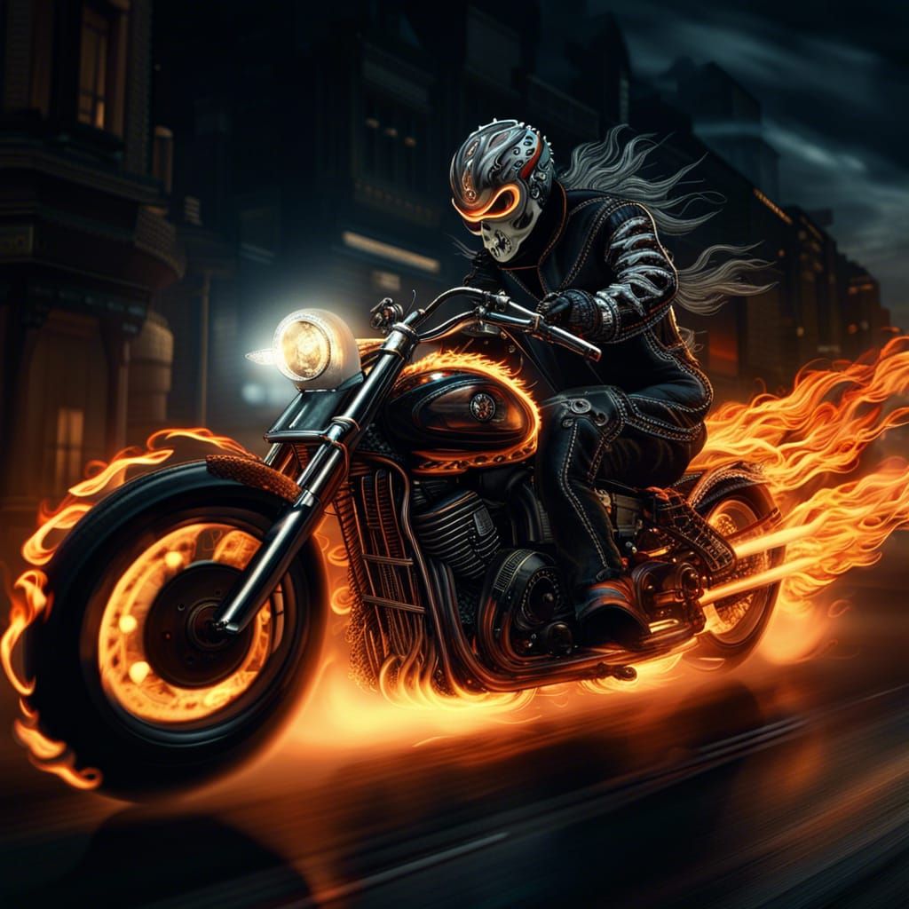 ghostrider - AI Generated Artwork - NightCafe Creator