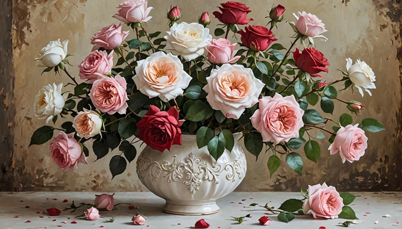 Rose Vase
Romantic Flowers
Classic Beauty
Floral Art
Garden ...