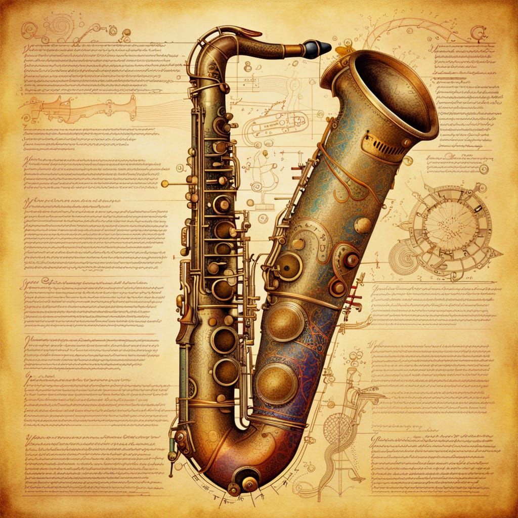 saxophone AI Generated Artwork NightCafe Creator