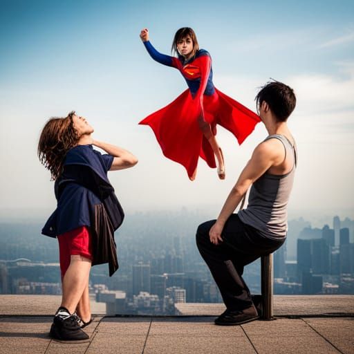 Real life, Superman vs Uraraka