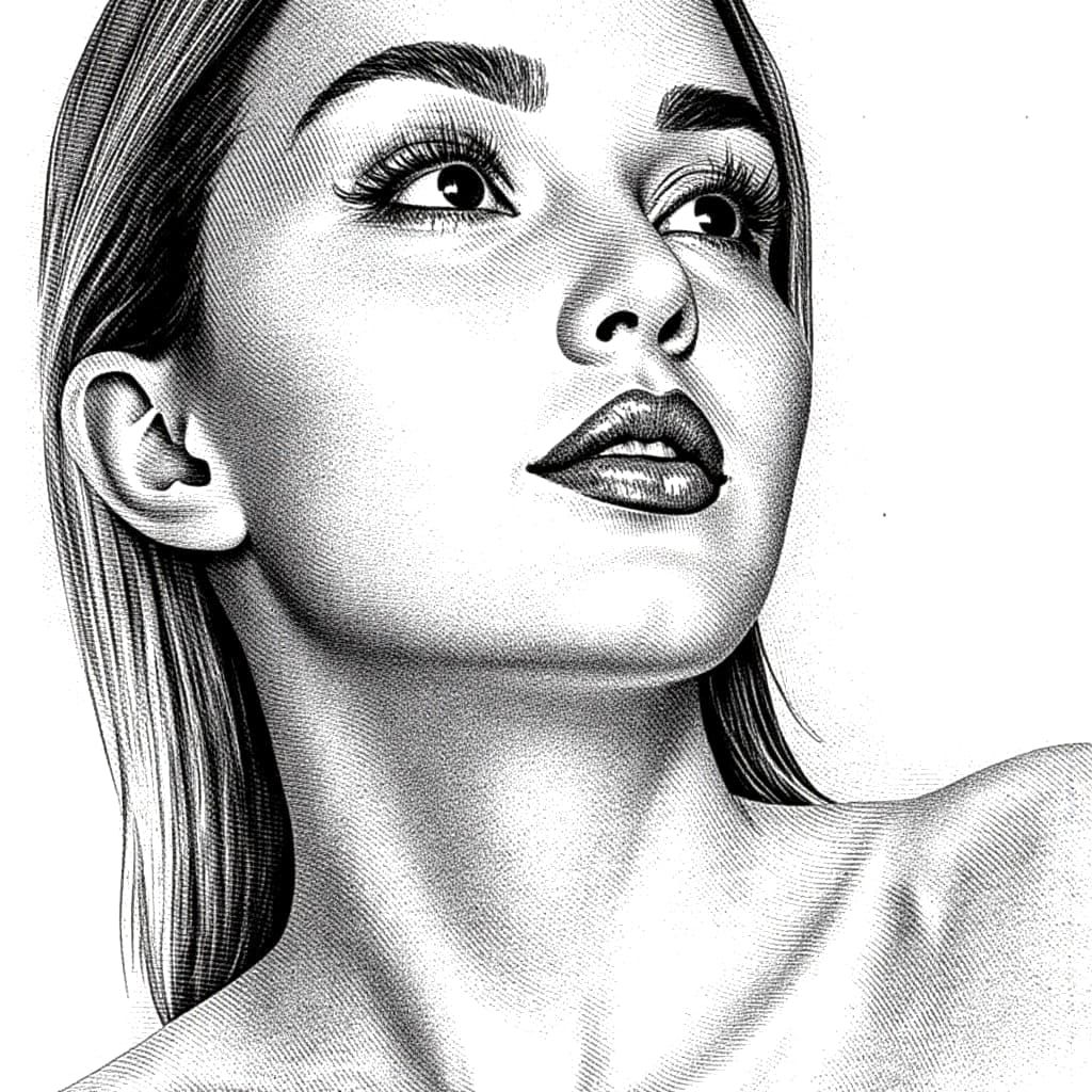 Model Test Cross Hatch / Etching