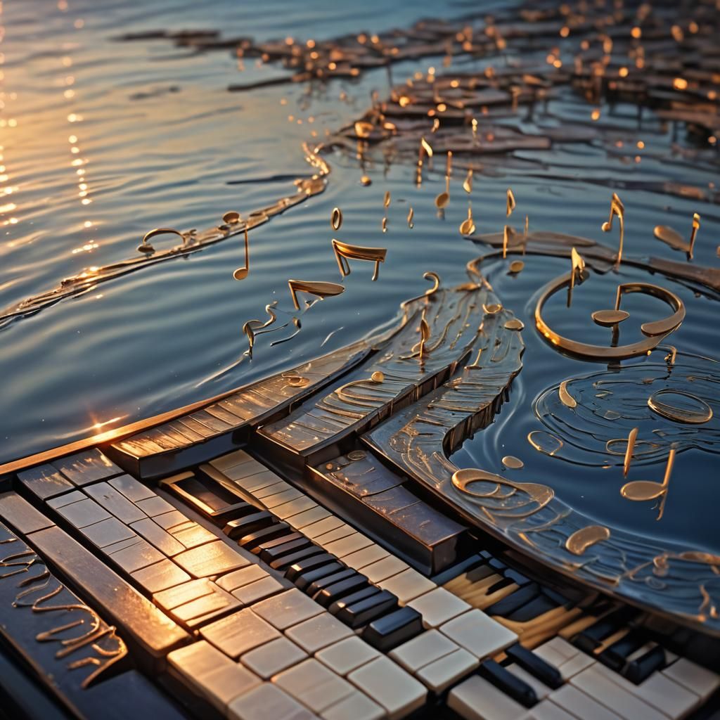 Magical Realism: Poetic Notes Ascend from Piano