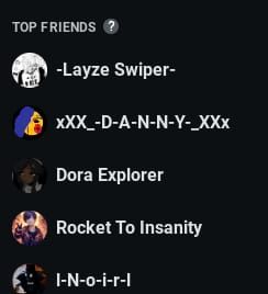 Top friends